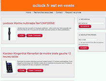 Tablet Screenshot of oclock.fr